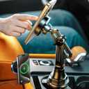 LISEN [Upgrade for iPhone] 15W Magsafe Car Mount Charger, [100% Ultra Stable] Fast Magnetic Car Phone Charger, Tanned