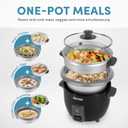 Aroma Housewares ARC-363-1NGB 3 Uncooked/6 Cups Cooked Rice Cooker, Steamer, Multicooker, 2-6 cups, Black
