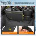 powoq Rear Backrest Mat Compatible with 2022-2026 Honda Civic Hatchback Back Seat Protector Cargo Liner Mat Replacement for 2022-2024 2025 2026 Honda Civic Accessories