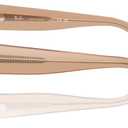 Ray-Ban Rx7681v Jorge Square Prescription Eyewear Frames (Transparent Light Brown/Demo Lens)