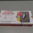 Sunbeam Premium Sunbeam Heating Pad with Compact Storage, Standard Size, Gray (12" x 15")