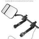 2PCS Tow Mirrors,Car Accessories Mirror Extenders for Towing,Universal Clip-On Mirror Extenders,Adjustable Flat Rearview Mirrors,Suitable for Most Cars,Trucks,Trailers,RVs,SUVs Etc