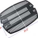 Weber DC141 7645 Cast Iron Cooking Grates - Set of 2 for Q200, Q220, Q2000, Q2400 Series Gas Grills