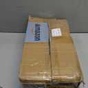 8.2FT x 8FT Backdrop Stand Heavy Duty with Base, Gold Portable Adjustable Pipe and Drape Backdrop Stand Kit, Over The Table Rod Stand with Clamps, Square Metal Arch Party Frame for Birthday Decor