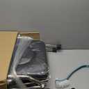 4 in 1 Folding Bedside Commode Chair for Elderly with Arms and Back,Adjustable Height Raised Toilet Seat with Handles,Adults Potty Chair for Seniors,Disabled Holds Up to 350 lbs (PU Soft Seat)