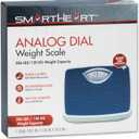 SmartHeart Analog Body Weight Scale | Mechanical Scale | 286 lbs / 130 kg Capacity | Non-Skid Platform | Easy Dial Calibration | No Batteries Needed