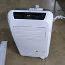 SereneLife Small Air Conditioner Portable 10,000 BTU with Built-in Dehumidifier + Heat - Portable AC unit for rooms up to 450 sq ft - Remote Control, Window Mount Exhaust Kit (White)