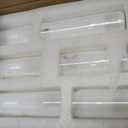 Trxvxo 48 PCS White Pillar Candles (2''X3,4,6) and Glass Cylinder Vases(2.6''X5,6,8),Hurricane Candles,Perfectly Sized for use as a Centerpiece Candle Decoration on Wedding Tables!