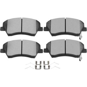 SCITOO D1912 Ceramic Brake Pads Sets Front w/Hardware Replacement For Hyundai For Elantra 2017-2020,For Hyundai For Ioniq 2017-2022,For Kia For Niro 2017-2022