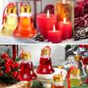 Patelai 36 Pcs Christmas Drink Balls Clear Shot Glass Ornaments Christmas Tree Fillable Ornaments Plastic Xmas Water Bottle Bulbs for Holiday Party Decorations Indoor Outdoor(Bell,50 ml)