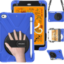 BRAECN iPad mini 5 Case,iPad mini 4 Case, Heavy Duty Shockproof Protective Rugged Case with Pencil Holder,Hand Strap,Kickstand, Shoulder Strap for iPad mini 5th/4th Generation 7.9 Inch for Kids