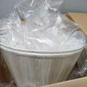 SAFIGLE Pleated Cloth Light Shade White Lamp Shade Cover for Table Floor Lamps Fabric Chandelier Cover Suitable for Living Room Bedroom Lighting Accessories