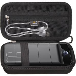 Aproca Case Compatible with Morfec Power Bank Fast Charging 50000mAh 22.5W Portable Charger, Portable Hard Storage Bag for Accessories (Case Only)