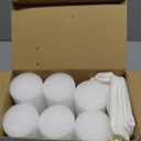 Comfyanno Under Door Draft Stopper - Bottom Door Gap Filler & Seal - Fits 30 to 36 Door, Block Cold Air, Noise, Sound, Wind, Bugs, Easy to Install, Double Side Block, No Adhesive, White (36 Inch (Pack of 1))