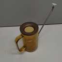 Small Watering Can Indoor Plants with Long Spout (1L, Amber Brown)