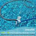 1-1/2 In x 36-Feet Swimming Pool Hose and Vacuum Head with Wheels | Weighted Pool Vac Head, Flexible Swivel Cuff Pool Vacuum Hose, Pool Suction Cleaning Kit for Above Ground and Inground Pools