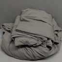 SONORO KATE Bed Sheet Set Super Soft Microfiber 1800 Thread Count Luxury Egyptian Sheets Fit 18-24 Inch Deep Pocket Mattress Wrinkle-6 Piece (Grey, Queen)