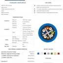 celertec CAT6 Ethernet Cable, 500ft, 23AWG Solid Bare Copper, Unshielded Twisted Pairs(UTP), 550MHz, ETL Listed &CMR Riser Rated, Indoor, Bulk Ethernet Cable -Blue