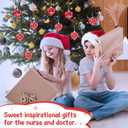 Thyle 12 Pcs Christmas Nurse Practitioner Gifts Bulk Nurse Practitioner Hanging Ornaments for Christmas Tree Xmas Thank You Gifts for NP Supplies (Red)