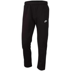 Nike Men's NSW Club Pant Open Hem, Black/Black/White, Large ( 4XL, Tall)