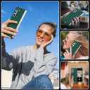 Compatible for Samsung Galaxy Z Fold 6 Case, Ultra-Thin Silky Hard PC Matte Bumper Cute Pretty Phone Case Cover for Samsung Galaxy Z Fold 6 5G, Army Green(12-49)
