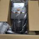 Powerful Mattress Vacuum Cleaner,Handheld Bed Vacuum with UV-C Light, 16Kpa Strong Suction, 30000 RPM Dual Drum Brushes, 140F Hot Air & Ultrasonic Tech, 500W Corded for Quick Dust Removal (Silver)