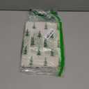 Artoid Mode Beige Xmas Tree Christmas Table Runner, Seasonal Winter Kitchen Dining Table Decoration for Home Party Decor 13x108 Inch