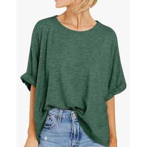 Langwyqu Womens Tops Oversized Tshirts Summer Short Sleeve T Shirts Casual Loose Fit Basic Tees, XXL Langwyqu Womens Tops Oversized Tshirts Summer Short Sleeve T Shirts Casual Loose Fit Basic Tees, XXL