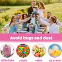 3 x 100 Pack 6 oz Plastic Cups with Dome Lids (No Hole),Crystal Clear PET Dessert Cups,Disposable Party Dessert Cups for Fruit,Parfait,Pudding,Yogurt,Ice Cream,Cold Drinks