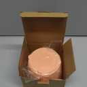 Dog Slow Feeder Lick Bowl, Non-Slip Dog Licking Treat Dispenser, Slow Feeder Bowls for Small Medium Large Breed Dogs, Anxiety Relief & Anti-Choking, BPA Free Silicone (Light Orange, 1.6 Cup)