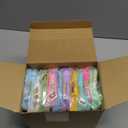 Sweetude 10 Pieces Nylon Makeup Bag Cosmetic Bags for Women Reusable Makeup Organizer Bag Cosmetic Travel Bag Big Capacity Toiletry Travel Organizer with Zipper (Macaron Color)