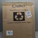Lasko Pedestal Fan, Oscillating Fan for Bedroom with Adjustable Height and 3 Cooling Speeds, Portable, 18", Black, 1827