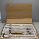 Babelio Baby Gate for Doorways and Stairs, 26"-40" Auto Close Dog Gate, PressGuard C5, Easy Install Pressure Mounted Gate, fits for Narrow and Wide Doorways, Safety Gate Door for Child and Pets (White)