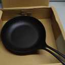 Lodge Seasoned Cast Iron Skillet - PFAS-Free, Non-Toxic Cookware - Use with an Oven, Stove, Grill, or Campfire - Naturally Non-Stick & Oven Safe - 6.5 Inches