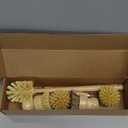 5 Pack Bamboo Dish Brush Set, Wooden Dish Brush with 14 Bottle Brush, Natural Kitchen Scrub Brush for Dishes Pots, Pans, Sinks, Woks, Vegetables
