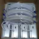 Ensenior 6 Pack 6 Inch LED Recessed Light, Dimmable, 2700K-5000K 5CCT, 1200LM High Brightness, 12W 120V, Damp Rated, ERL-12X-ETL, Ultra-Thin Canless Wafer Ceiling Light - ETL & FCC & IC (5000k/4000k/3500k/3000k/2700k - 5cct White)