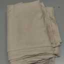 Fitable Faux Linen Beige Tablecloths 2 Pack, Faux Burlap Fabric Table Clothes for Rectangle Tables, Rustic Wrinkle-Proof Table Covers for Kitchen Dining, Party, Farmhouse, Baby Shower (54 x 78 Inch)