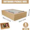 10 Pack Bakery Boxes with Window, 11.8x7.87x3.15 Inch Large Cookie Boxes, Cardboard Pastry Boxes, Take out Containers for Baking Pies, Cakes, Muffins and Pastries (S)