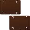 2 Set Metal Humidity Pack Mounting Plate for Storage Box Humidity Control Pack Mounting Magnet for Use