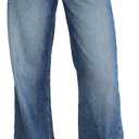 Low-Rise Baggy Wide-Leg Jean, Dark WASH, 10S