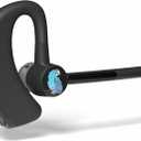 BlueParrott M500XT Mono Bluetooth Headset, 93% NoiseCancelling AIPowered DualMic, OpenEar Design for Rideshare & Delivery Drivers, IP54Rated, 11 Hours Talk Time, Black