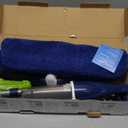 Microfiber Spray Mop for Floors Cleaning: Wet Dry Hardwood Floor Mops with 3 Washable Reusable Pads for Swiffer Powermop - Flat Mop with Sprayer for Tile Wood Laminate Vinyl Marble (Dark Blue)