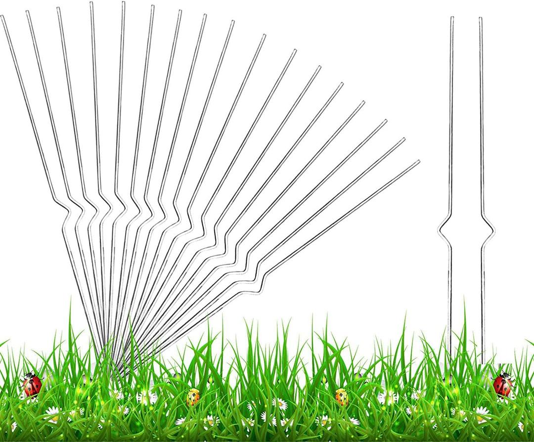 Yard Signs Stakes - 36pcs Metal Stake Heavy Duty Wire Stakes for Lawn Sign 13'' Alternative to H Frame Stakes, Reusable Yard Stakes Sign Holder