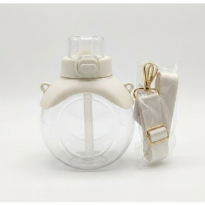 B•WELL Mini Water Bottle Secure Lock & Carry Strap Handle