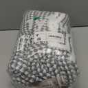 Waffle Runner Rug Bathroom, Long Boho Bathroom Rugs Non Slip Washable Super Absorbent Quick Dry Farmhouse Bath Decor, 60"x24" Grey and White