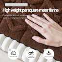 Couch Cover For dogs washable,Funny Fuzzy Pet Couch Cushion Covers For Sofa, Non Slip Couch Covers For 3 cushion couch sofa pet friendly,Dog Bed Mat ,sofa pads for couch (Coffee color,27.5x82.6 inch)