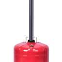 5 Gallon Oil Drian Portable Steel Oil Drain, Waste Oil Drain with Wheel, Adjustable Height, Red (AODT-5)