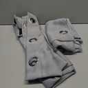 Blackout Curtains 2pcs Gray 64x44inc