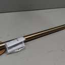Ivilon Tension Curtain Rod - Spring Tension Rod for Windows or Shower, 36 to 54 Inch. Warm Gold