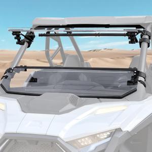 SAUTVS Flip Up Windshield for Polaris RZR PRO XP/PRO S 2025 2026